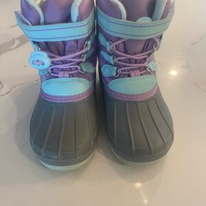 Kids Winter Boots - Purple and Blue sz 10